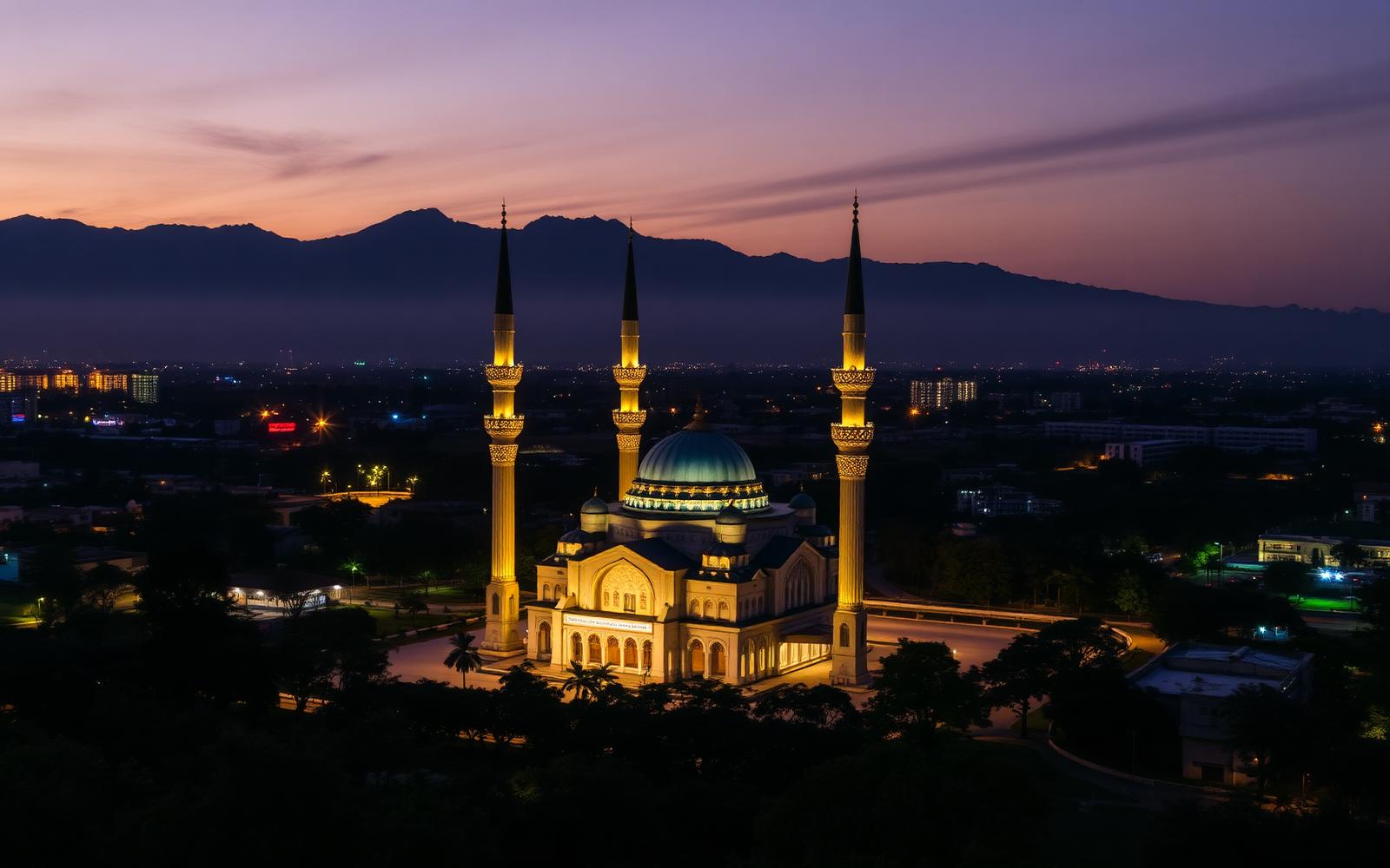 Faisal Mosque and the Islamabad skyline at dusk. The capital is set for the most significant governance overhaul in its history.